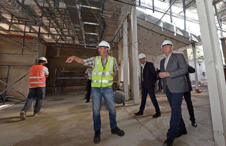 Santa Rosa: Ziliotto recorrió las obras en la terminal del aeropuerto capitalino