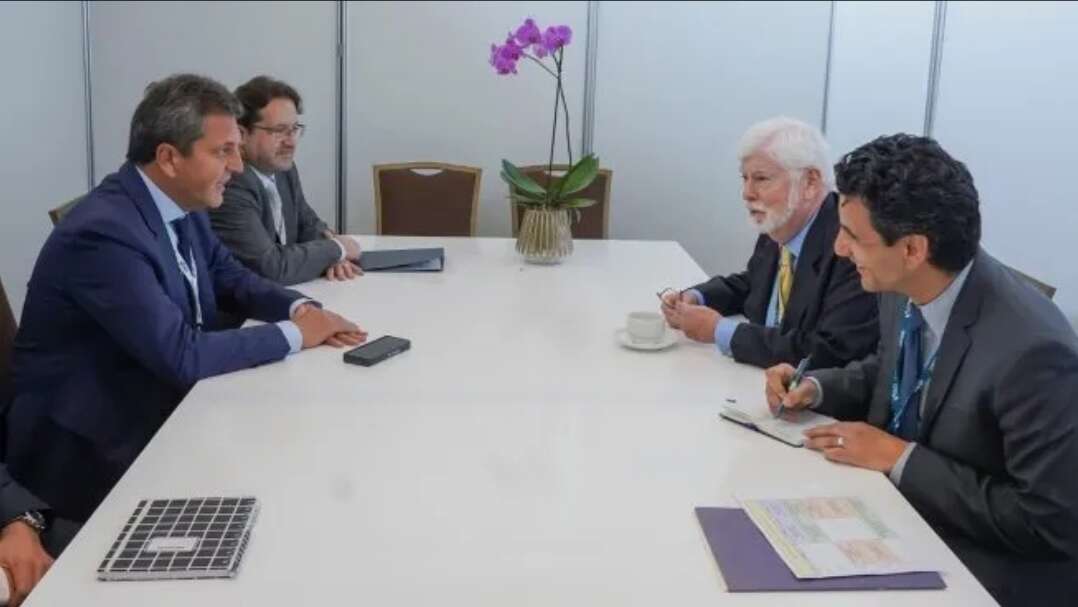 Massa se reunió con funcionarios de Biden y Lula en Panamá