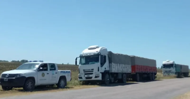 Secuestraron casi 100 mil kg de cereal en el cruce de las rutas 1 y 10