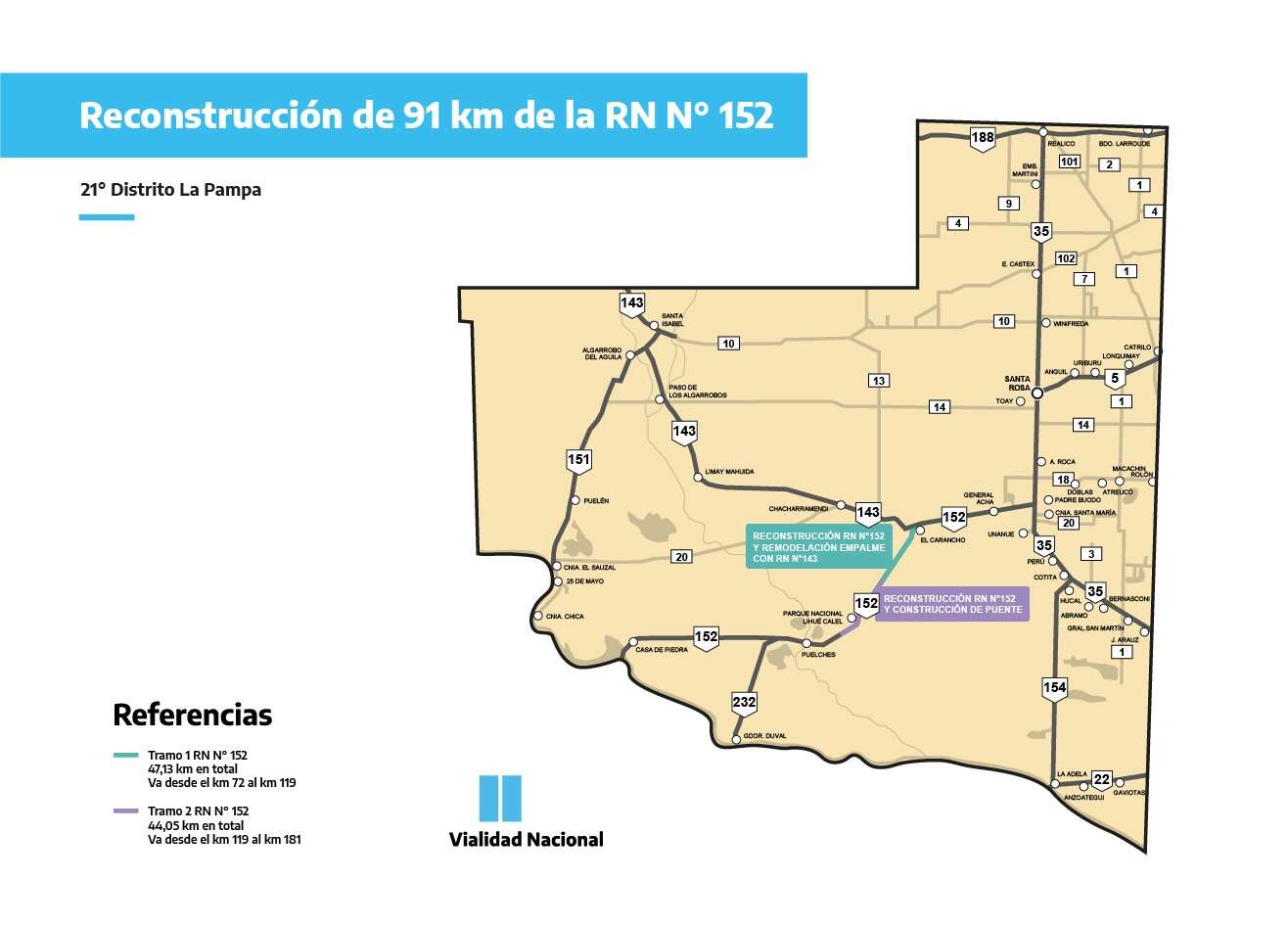 Diez ofertas para reparar la RN 152 entre El Carancho y Puelches