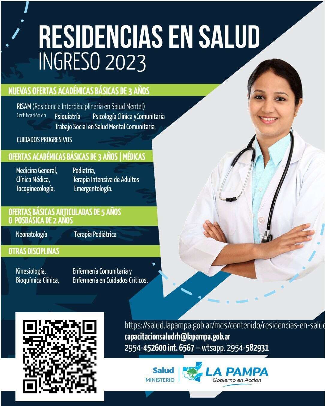 Abren las inscripciones para residencias en Salud