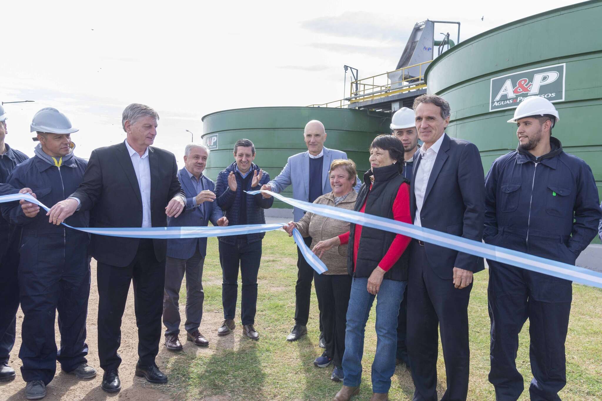 Trenel: Se inauguró la nueva planta de tratamiento de líquidos cloacales