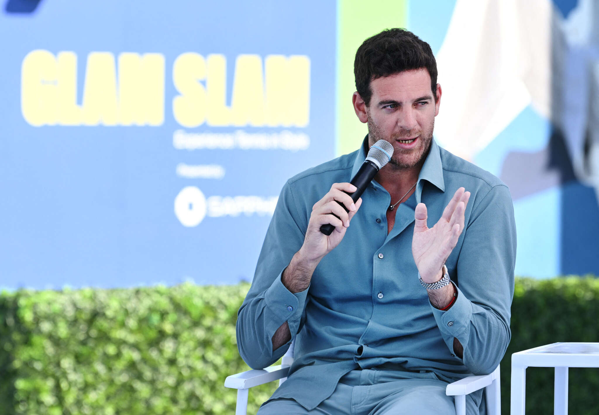 Tenis: Del Potro reiteró su deseo de jugar US Open