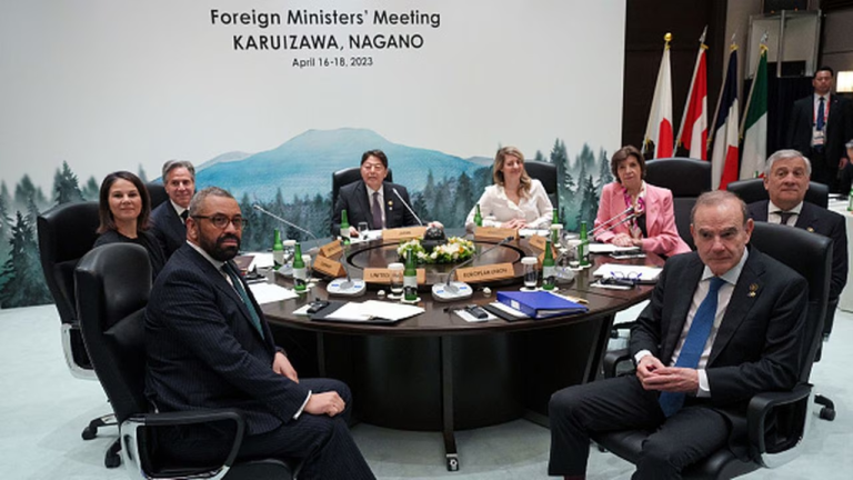 Japón: Para los ministros del G7, las armas nucleares en Bielorrusia son “inaceptables”