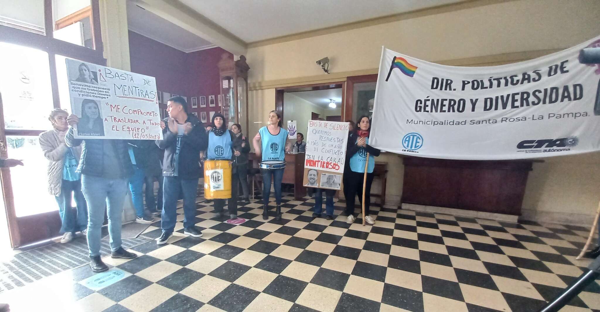 Santa Rosa: Nueva protesta del área de género municipal