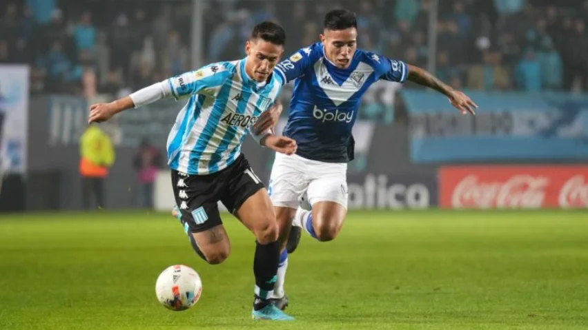 Fútbol: Racing se enfrenta con Vélez en un partido entre dos equipos sin margen de error