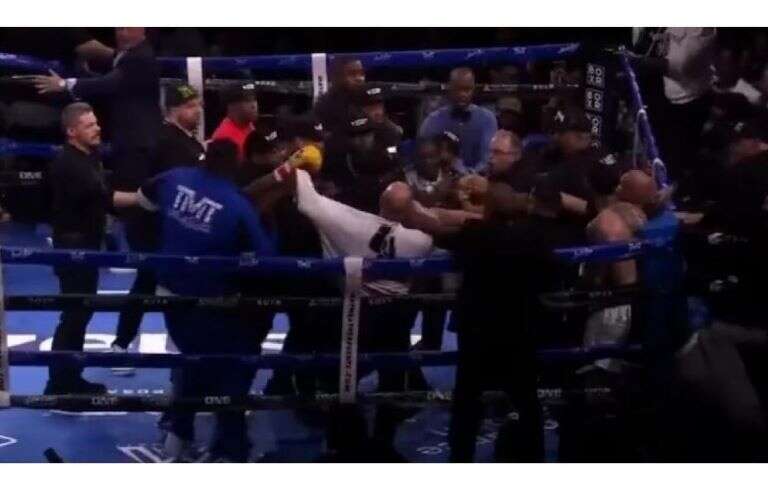 Boxeo: Floyd Mayweather quedó envuelto en una batalla campal con el nieto de un mafioso