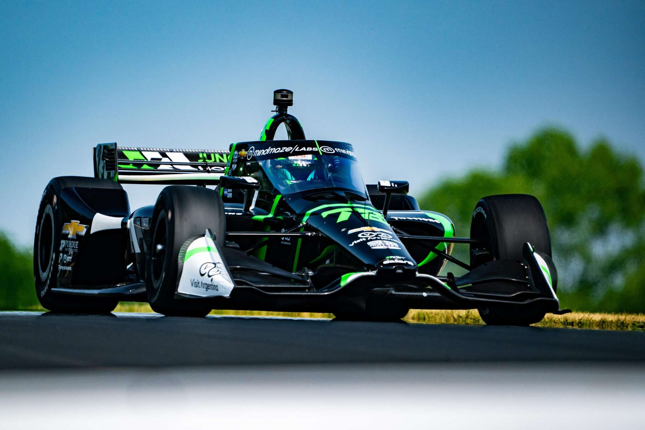 Automovilismo: Canapino se recuperó y finalizo 19Âº en IndyCar de Wisconsin