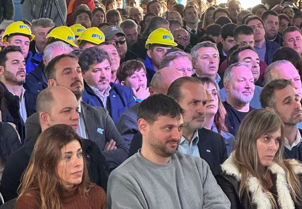 Di Nápoli en la inauguración del Gasoducto PNK