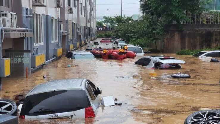 Corea del Sur: 37 personas murieron por causa de las inundaciones