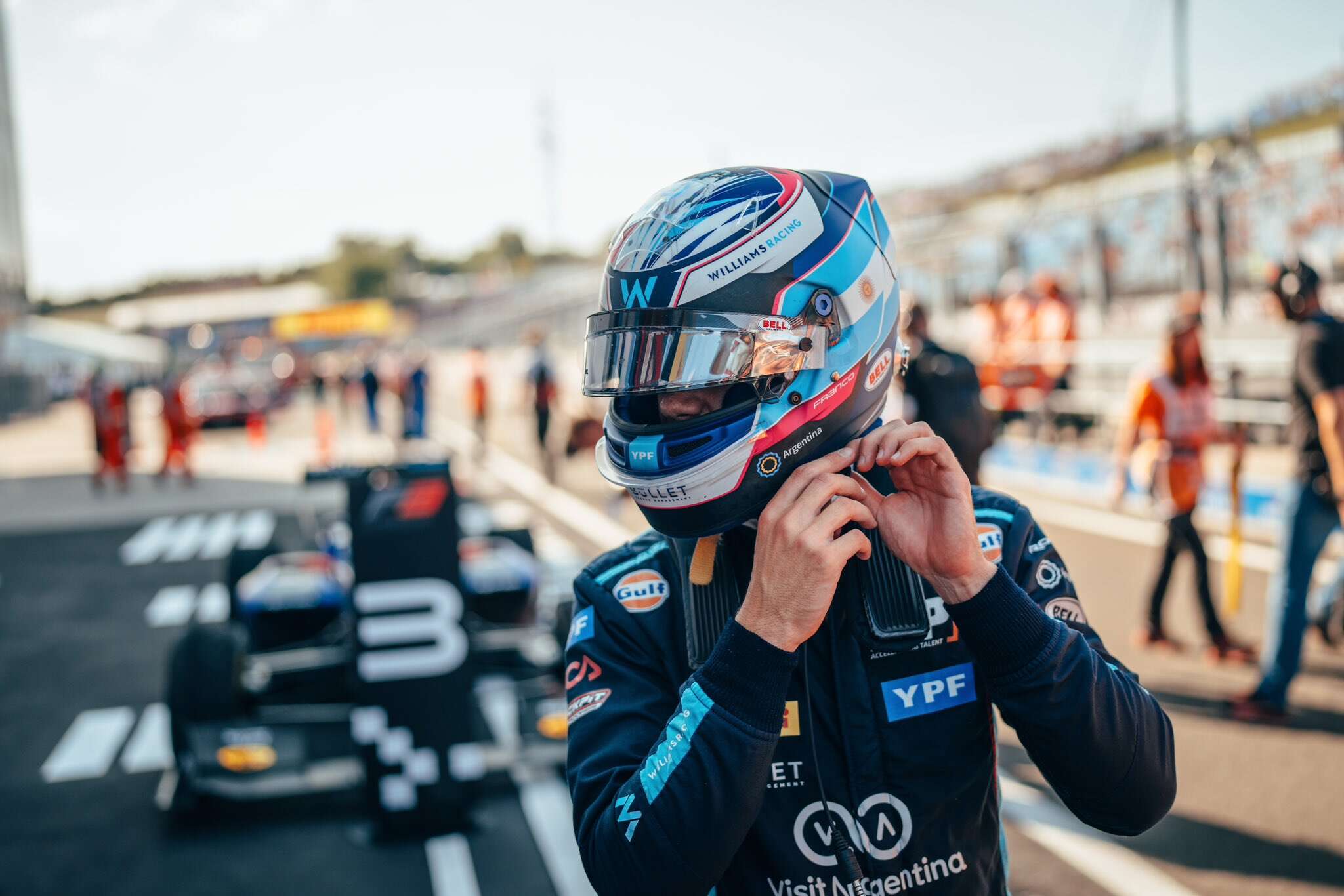 Fórmula 3: Franco Colapinto terminó 3Âº en Hungría y sueña con el subcampeonato