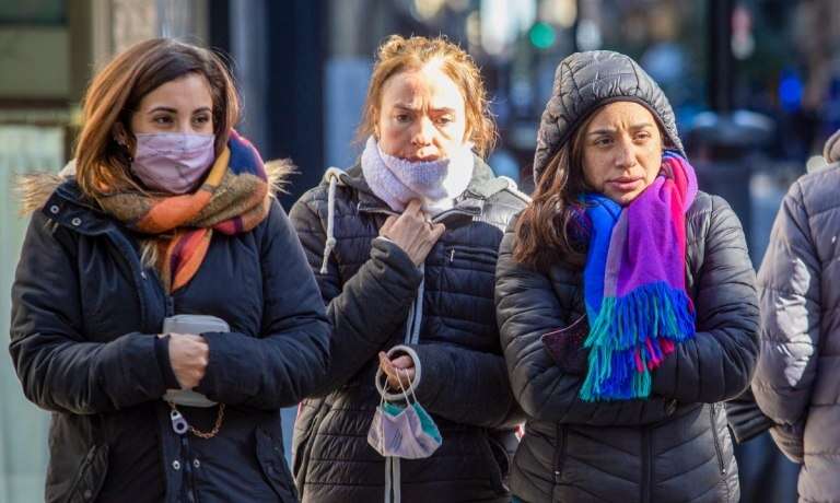 Clima: Alerta por frío extremo en medio país, Buenos Aires, La Pampa y otras 14 provincias afectadas