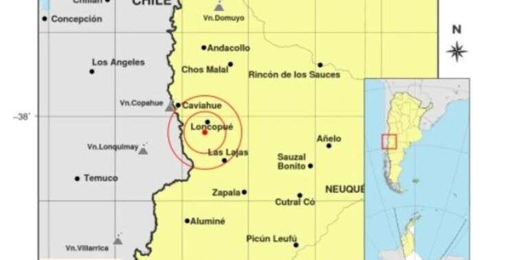 Neuquén: Un sismo de 6,5 grados sacudió a la provincia