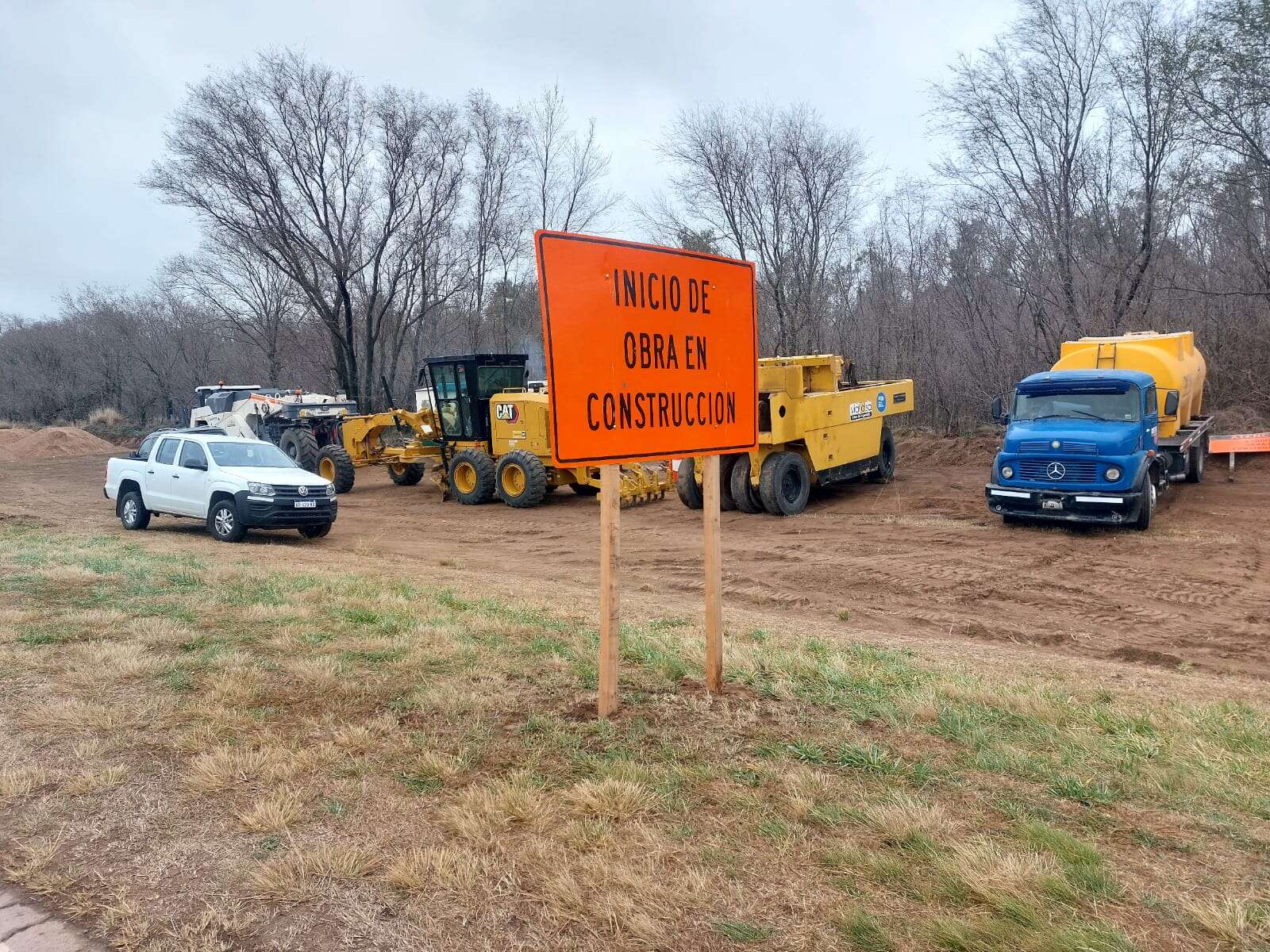 Comenzó la intervención en la Ruta Provincial 10
