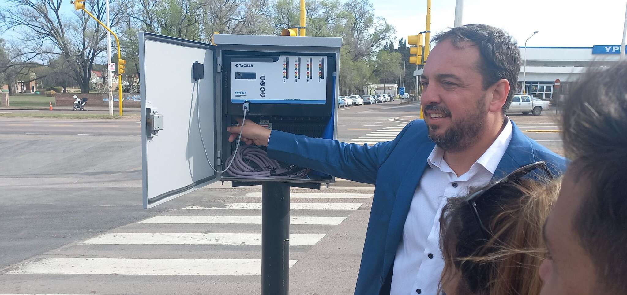 Santa Rosa: Inauguraron la semaforización de Tello e Illia