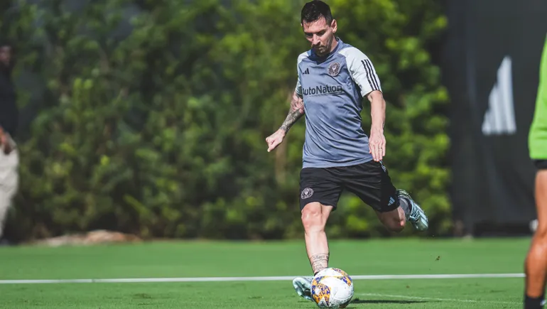 Fútbol: Messi hizo kinesiología y crece la incertidumbre si estará presente en la final del US Open Cup