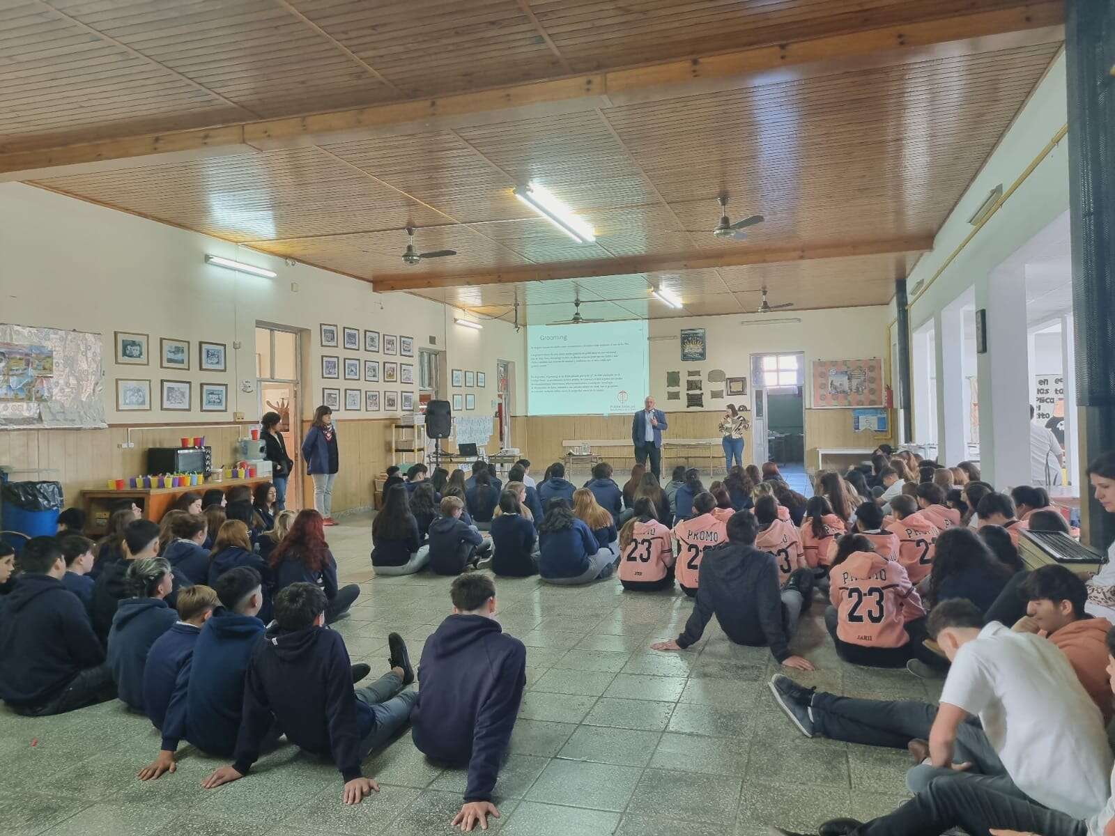 Educación + Justicia: más de 140 estudiantes delÂ Instituto 25 de Mayo de Trenel recibieron una charla sobre uso responsable de redes sociales