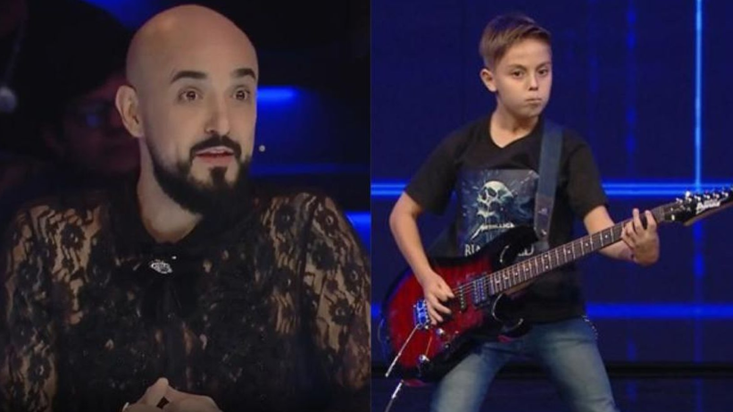 Got Talent Argentina: el llamativo gesto de Abel Pintos al ver la performance de un guitarrista de 10 años
