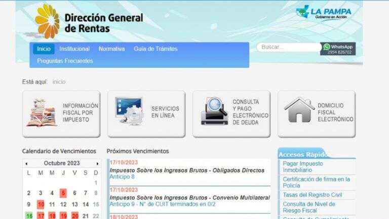 El Gobierno de La Pampa implementa la Ventanilla Fiscal y las compensaciones de impuestos serán on-line