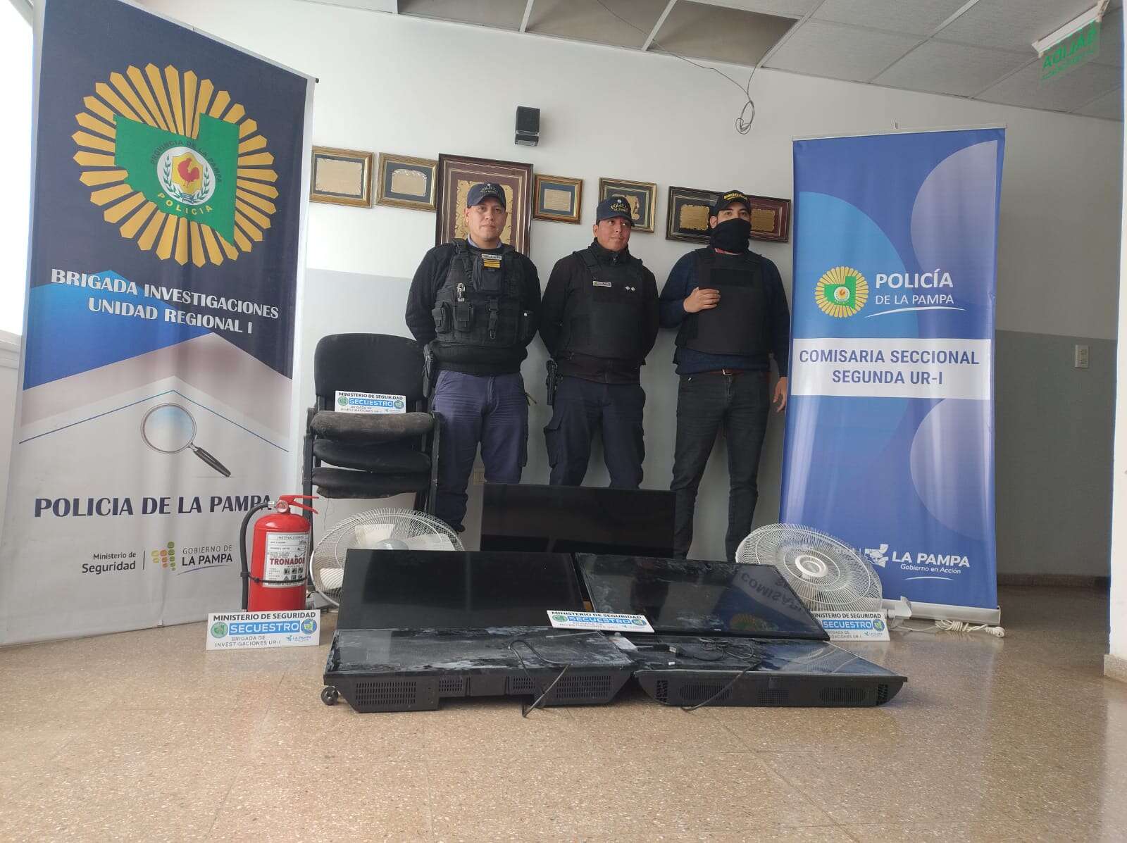 Esclarecen el robo a la escuela 221 de Santa Rosa