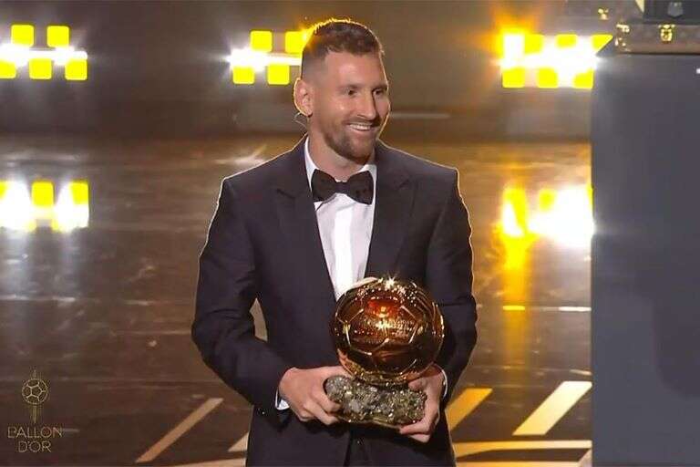 Fútbol: Lionel Messi ganó el octavo Balón de Oro de su carrera