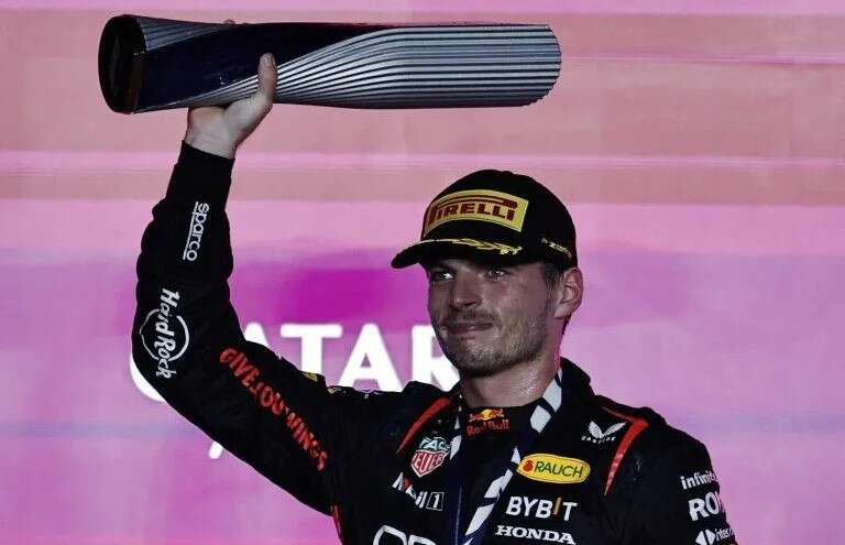 Automovilismo: Verstappen ganó el GP de Qatar en la celebración por su tercer título mundial