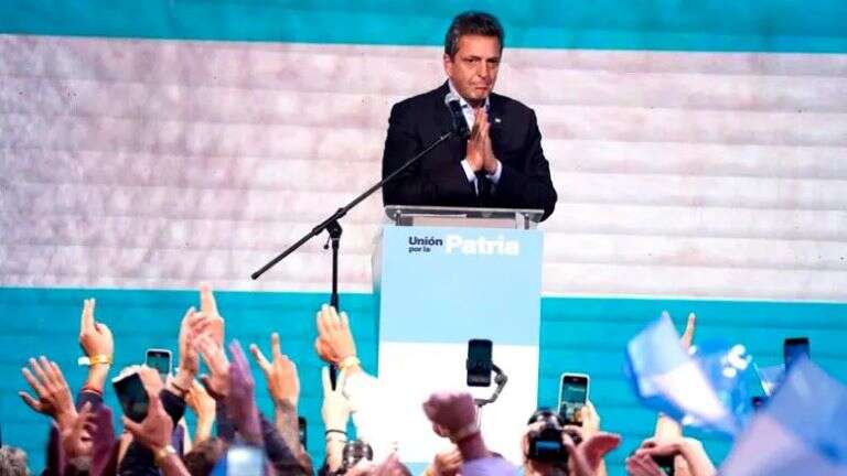 Elecciones 2023: “La grieta se murió”, dijo Sergio Massa tras el triunfo