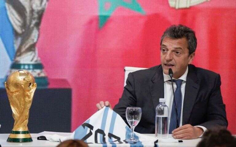 Mundial 2030 en Argentina: Sergio Massa habló de la construcción de un estadio único en la provincia de La Pampa