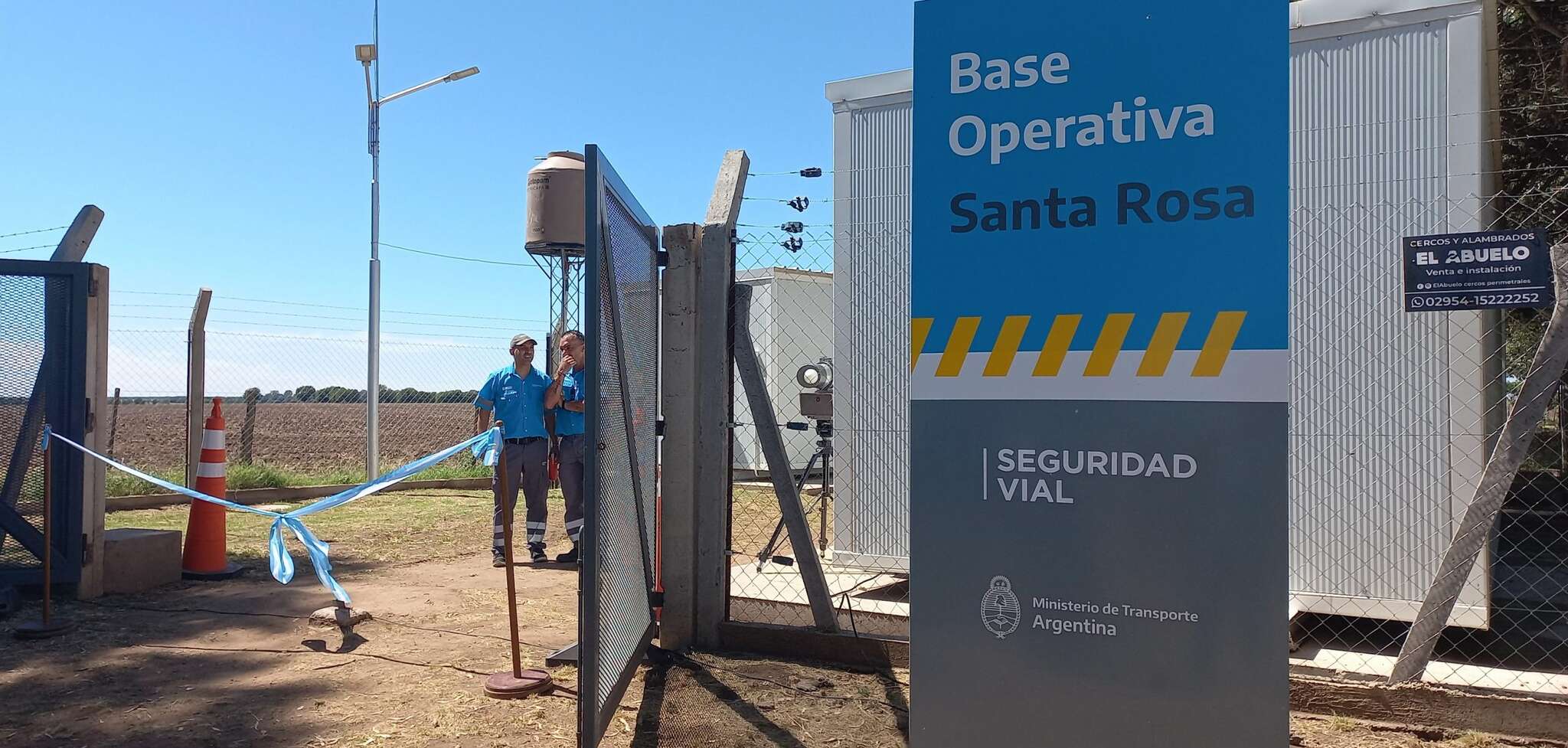 Inauguraron la Base Operativa Santa Rosa de la Agencia Nacional de Seguridad Vial