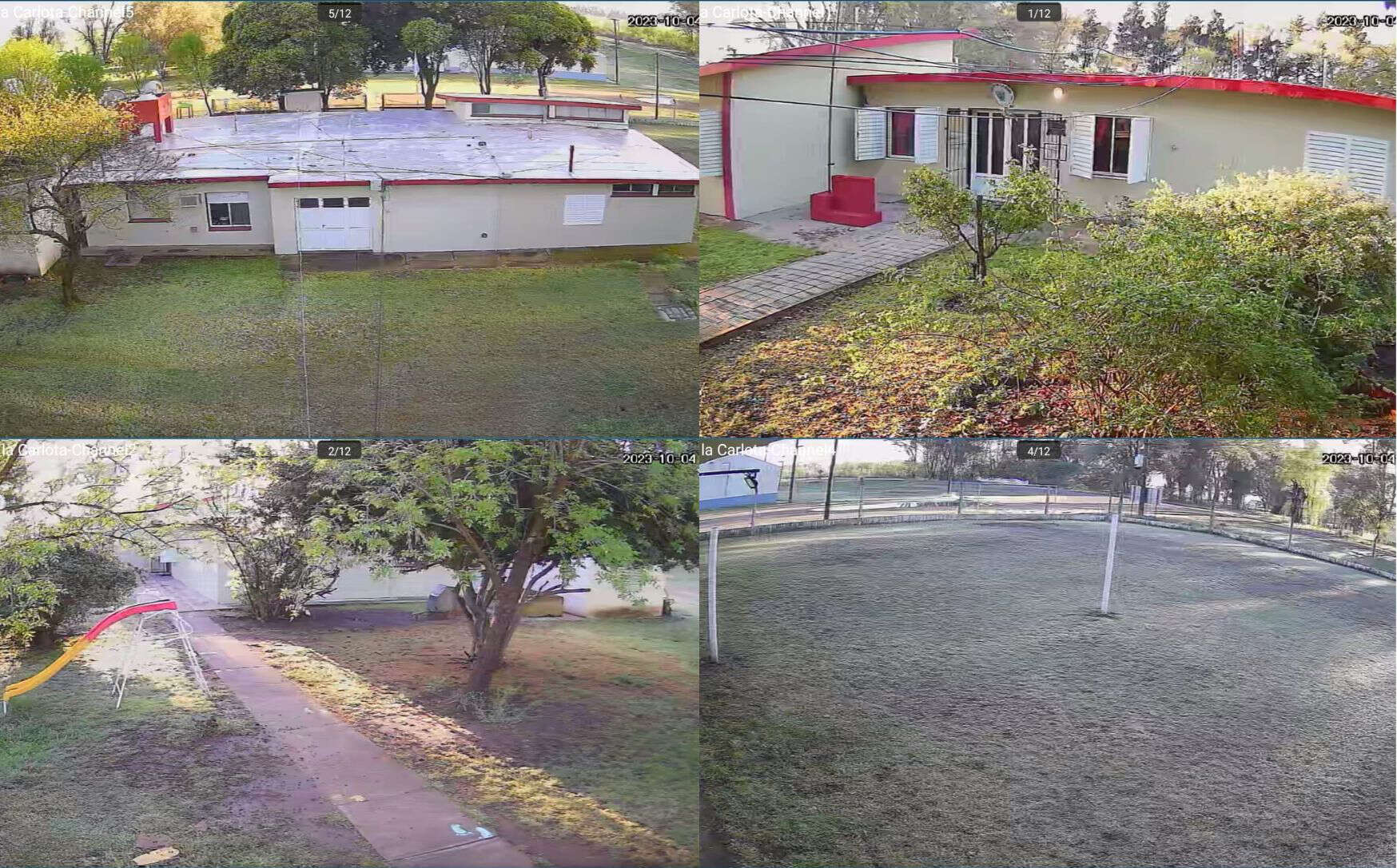 Colocaron cinco cámaras en la escuela rural de Colonia Inés y Carlota