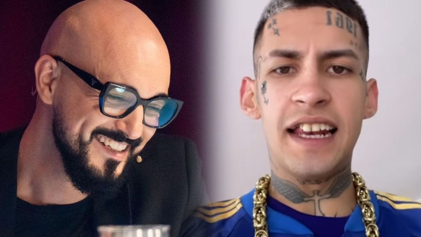 La irónica reacción de L-Gante tras enterarse que Abel Pintos no quiso estar en PH Podemos Hablar con él.