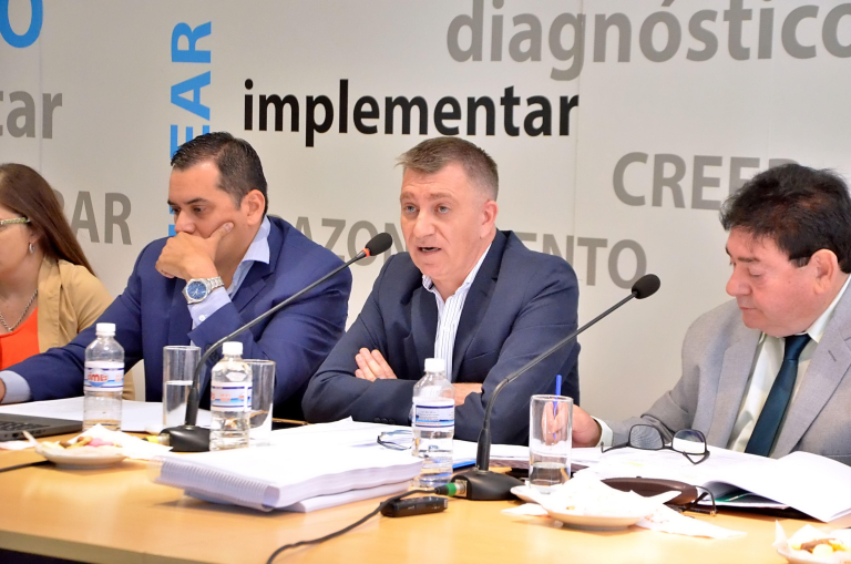 Bisterfield va a la Legislatura por el aumento del presupuesto