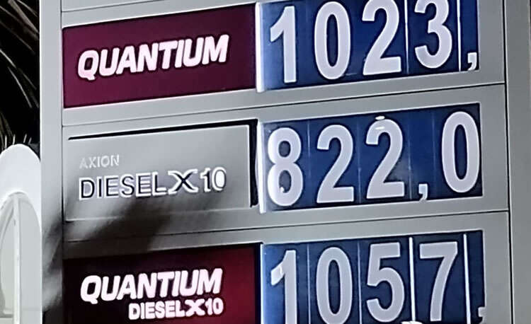 En tan solo 30 días los combustibles duplicaron su precio