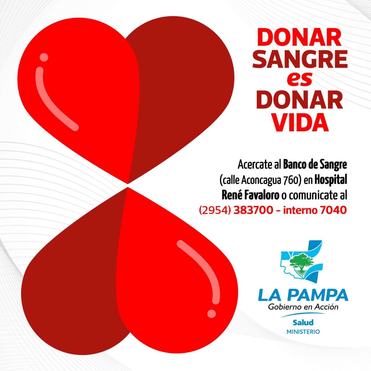 Solicitan donación de sangre en el Hospital René Favaloro