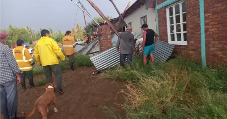 Tornado provocó destrozos en Algarrobo del Ãguila