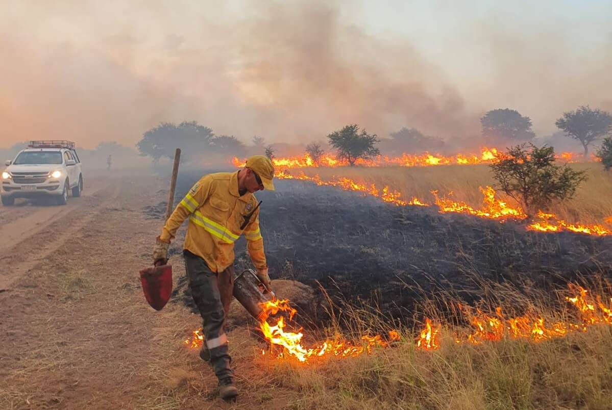 Incendios: Defensa Civil ya intervino en 54 focos