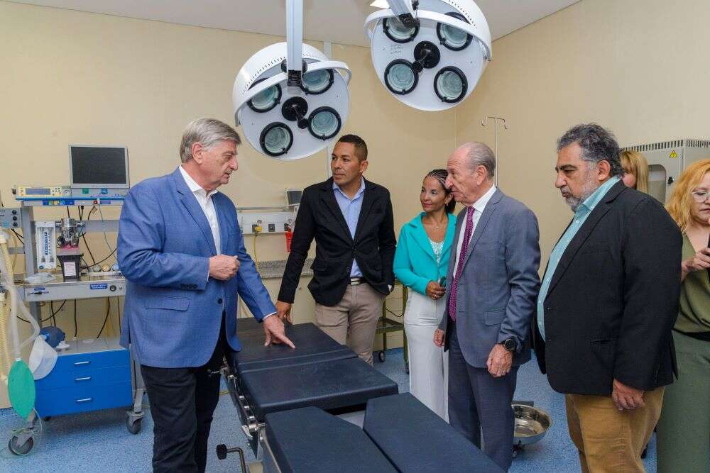 25 de Mayo: Ziliotto recorrió el hospital donde se hicieron ampliaciones y refacciones por más de $2.300 millones