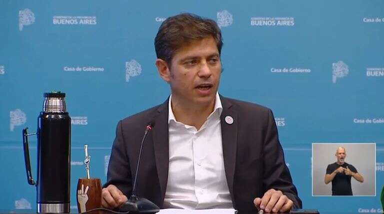 “Estamos ante un Presidente que se roba los recursos de las provincias”, señaló Kicillof tras el recorte de fondos