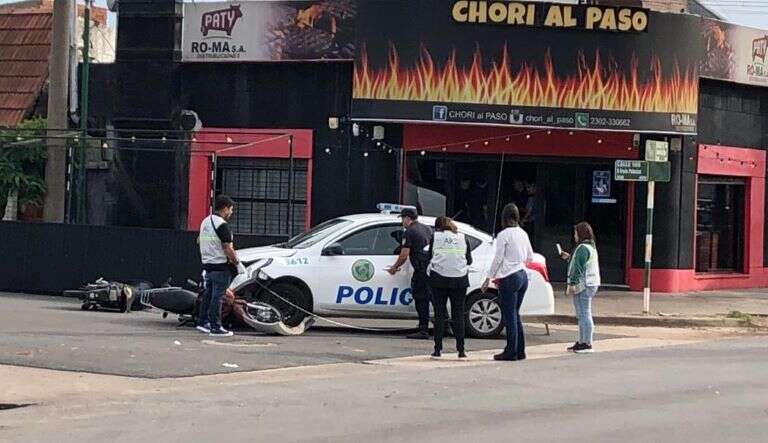 General Pico: Extraño proceder policial en una persecución que terminó en un siniestro vial lesionando a un particular