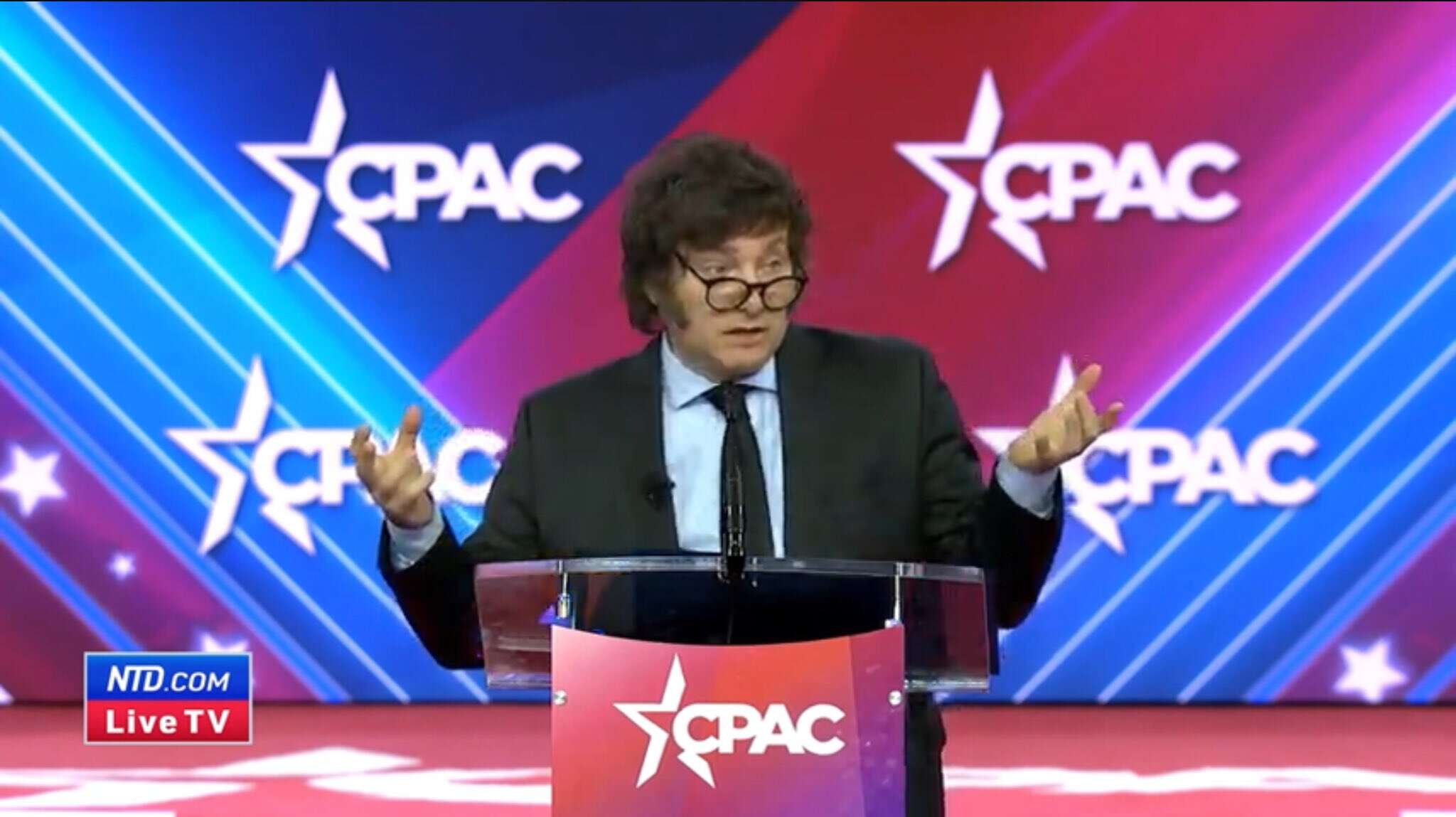 Milei en Washington: “No nos vamos a rendir en hacer Argentina grande de nuevo”