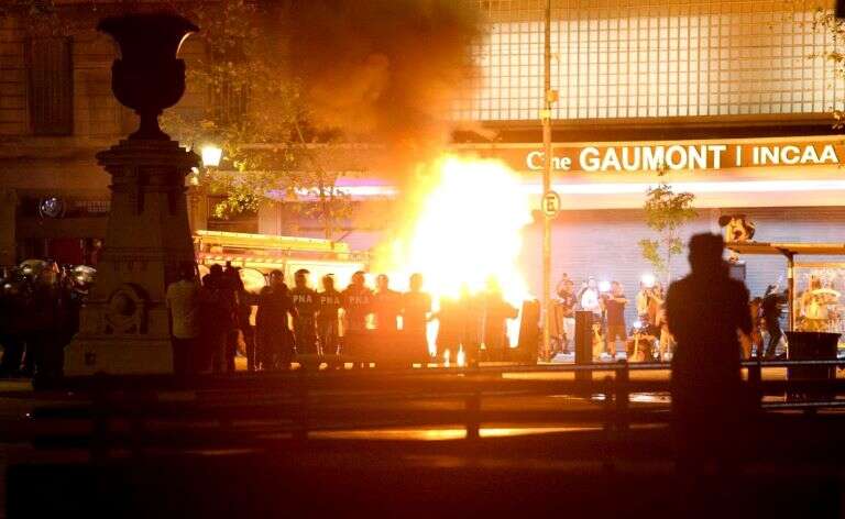 Confirmaron trece detenidos durante la última protesta en el Congreso