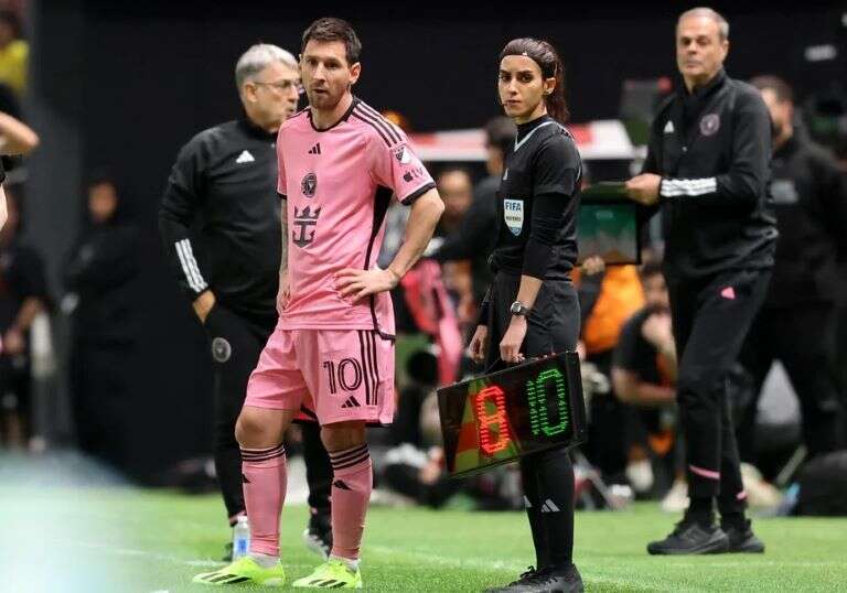 Fútbol: Con un puñado de minutos de Messi, el Inter Miami sufrió una aplastante derrota ante el Al Nassr