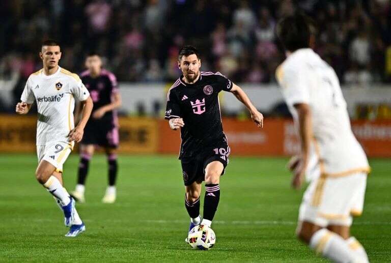Fútbol: Lionel Messi le dio el empate agónico al Inter Miami en su visita a Los Ãngeles Galaxy