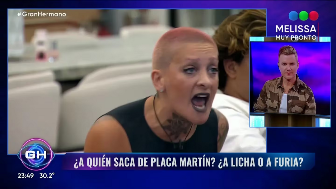 Furia se sacó en vivo y le gritó a Santiago del Moro en Gran Hermano 2023: “Yo no me como los mocos, no me”¦”