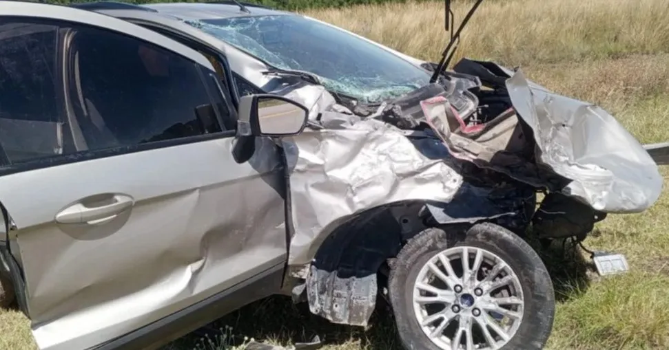Dos familias pampeanas chocaron en la cercanías de Villa Iris