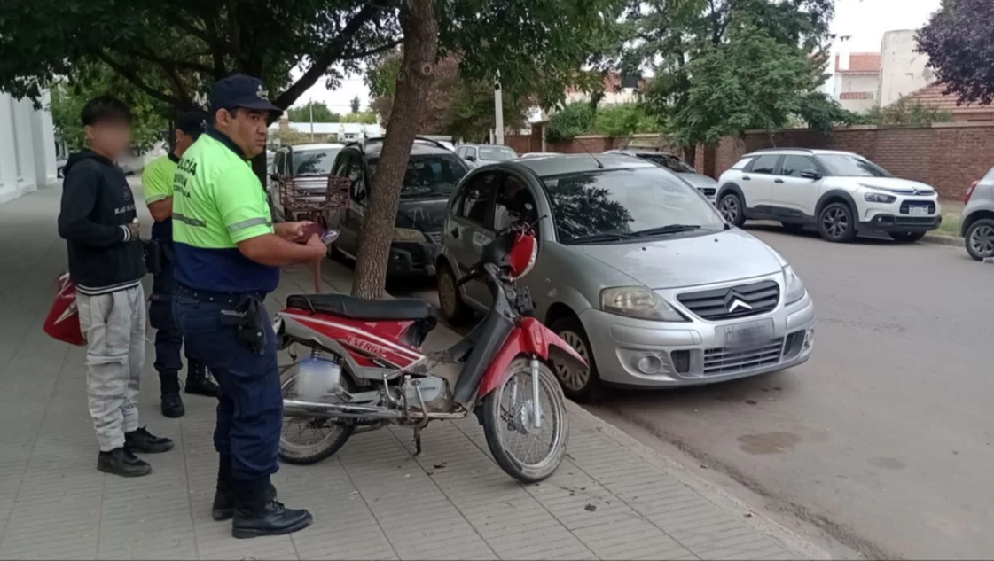 Un motociclista alcoholizado sufrió un accidente