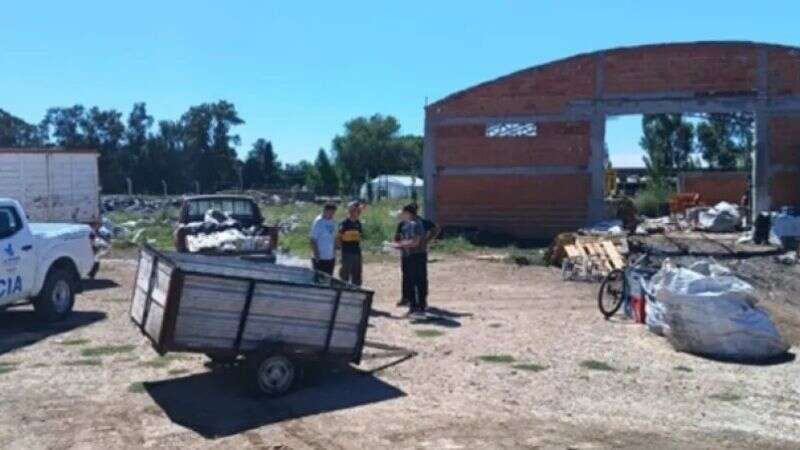 Recuperaron en PigÃ¼é elementos robados en campos de La Pampa