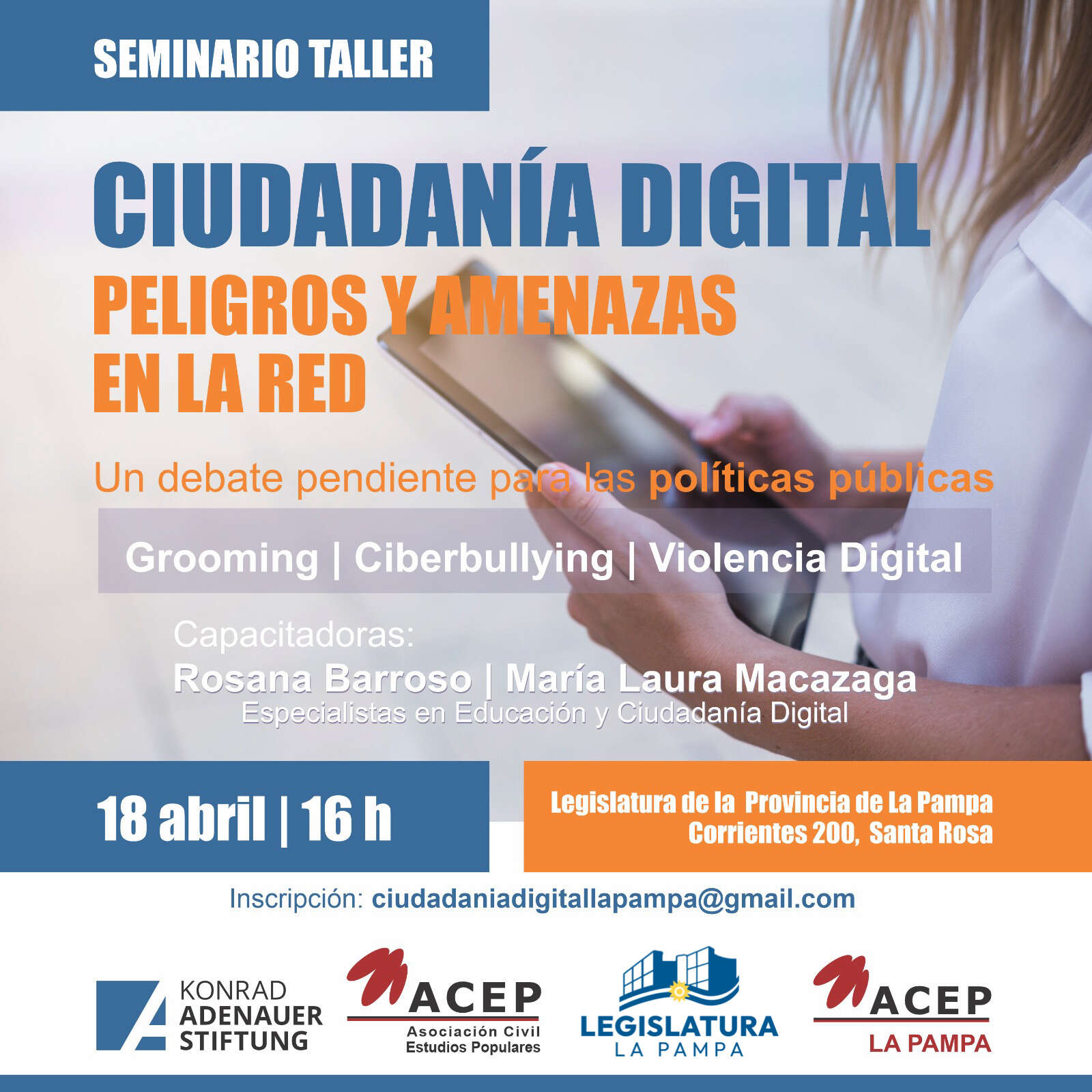 En la Legislatura harán una capacitación sobre “Ciudadanía Digital”, peligros y amenazas en la red