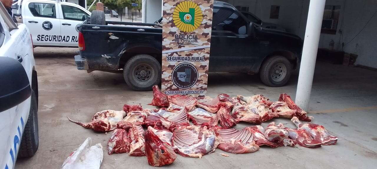 En este 2024, la Policía Rural lleva decomisado 1500 kg de carne transportada de forma ilegal
