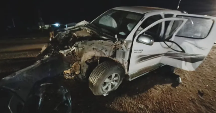 Un herido tras un choque en el acceso a Catriló